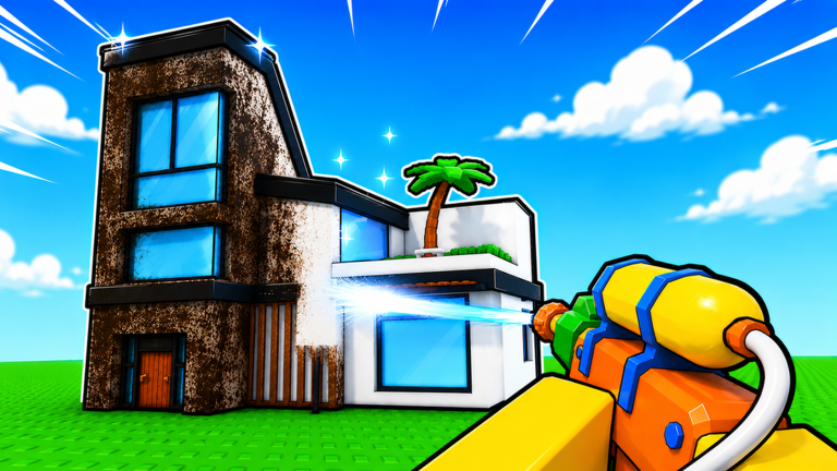 Wash The House official Roblox cover art
